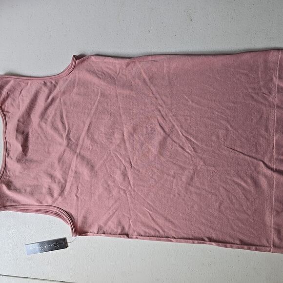 French Laundry Women's Sleeveless Pink Dusty Rose Tunic‎ Tank Top Size L XL NWT - Picture 6 of 7